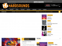 hardsounds.it Webseite Vorschau