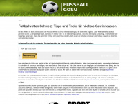 fussballgosu.com Webseite Vorschau