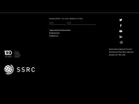 ssrc.org Webseite Vorschau
