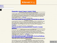 kleveblog.de Webseite Vorschau