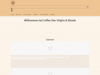 coffeestar.net Webseite Vorschau
