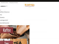 tee-peter-kaffee.de Webseite Vorschau