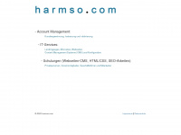 harmso.com Webseite Vorschau