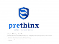 prethinx.de Webseite Vorschau