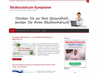 bluthochdrucksymptome.net Webseite Vorschau
