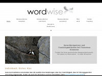 wordwise.ch Webseite Vorschau