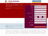 clubamicizia.com Webseite Vorschau