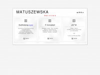 matuszewska.de Webseite Vorschau