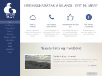 blaiherinn.is Webseite Vorschau