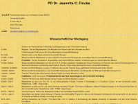 fincke-cuneiform.com Webseite Vorschau