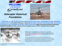 gyrodynehelicopters.com Webseite Vorschau