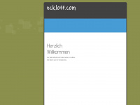 eckloff.com Webseite Vorschau