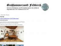 grosshammerzunft.at Webseite Vorschau