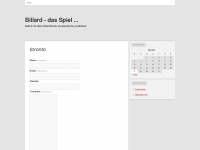 billard24.wordpress.com Webseite Vorschau