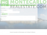 montecarlo-realestate.com Webseite Vorschau