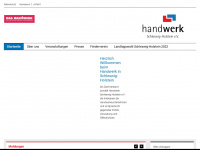 handwerk.sh Webseite Vorschau