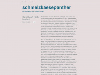 schmelzkaesepanther.wordpress.com Webseite Vorschau