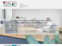 vonah-treuhand.ch Webseite Vorschau