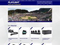 playlight.ch Webseite Vorschau