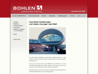 bohlen-stahlbau.com Webseite Vorschau