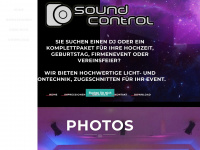 sound-control-dj.com Webseite Vorschau