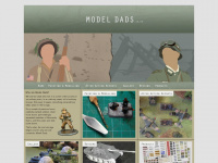 modeldads.co.uk Webseite Vorschau