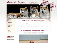 akita-adrian.de Webseite Vorschau