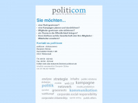 politicom.de Webseite Vorschau