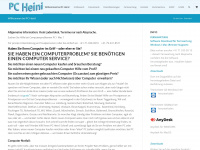 pcheini.ch Webseite Vorschau