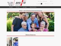 entwicklung-ahv.ch Webseite Vorschau