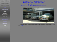 toelzer-oldtimer.de Webseite Vorschau
