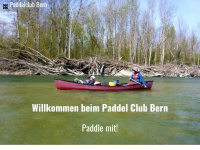 paddelclubbern.ch Webseite Vorschau