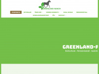 greenland-ranch.de Webseite Vorschau