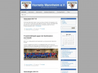 hornetsmannheim.wordpress.com Webseite Vorschau