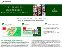 buergerverein-roethenbach.de Webseite Vorschau