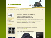 schützenhüte.de Webseite Vorschau