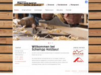 schempp-holzbau.de Webseite Vorschau