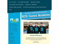 r2s-tennis.de Webseite Vorschau