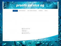 prontoservice.ch Webseite Vorschau