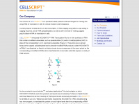cellscript.com Webseite Vorschau
