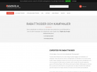 rabattsok.se Webseite Vorschau