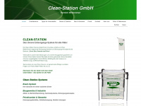 clean-station.ch Webseite Vorschau