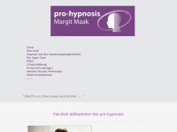 pro-hypnosis.de Webseite Vorschau