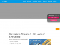 snowshop.cc Webseite Vorschau