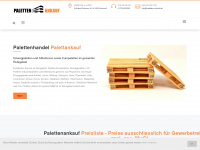 paletten-ankauf.de Webseite Vorschau