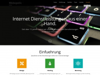 webopolis.ch Webseite Vorschau