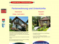 barten-ferienwohnungen.com Webseite Vorschau