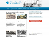 wirtschaftsgeschichte-rlp.de Webseite Vorschau