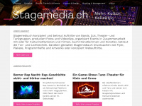 stagemedia.ch Webseite Vorschau