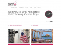 tramax.ch Webseite Vorschau